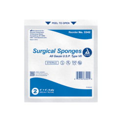 Gauze Sponge, Sterile, 4