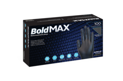 Aurelia BoldMAX Black Nitrile Powder Free Exam Glove 100/Box