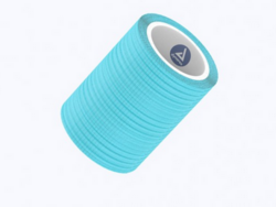 Sensi-Wrap Self-Adherent Bandage Rolls LIGHT BLUE Color, (Dynatex)