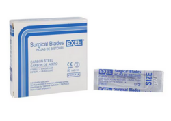 Blade Carbon Steel Sterile Disposable 100/Bx (Exel)