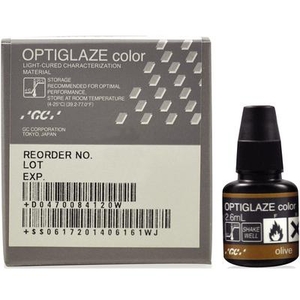 OptiGlaze Color Light-Cured Characterization Coating for Composite & Acrylic Indirect Restorations (GC America)