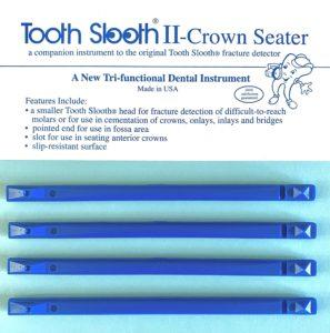 Tooth Slooth II Crown Seater Blue 4/pk