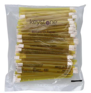 Saliva Ejector Flexo Fixed Tip 100/Pkg (Keystone)