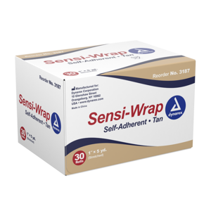 Sensi-Wrap Self-Adherent Bandage Latex Free TAN Color, (Dynatex)