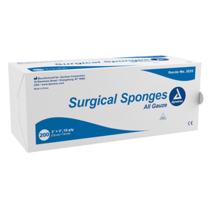 Gauze Sponge, Sterile, 3