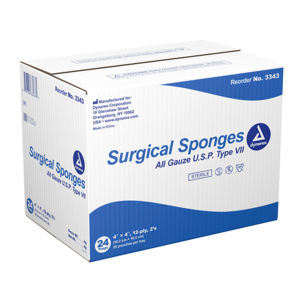 Gauze Sponge, Sterile, 4