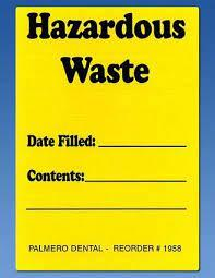 Osha Hazardous Waste Label 2.x3 (100)