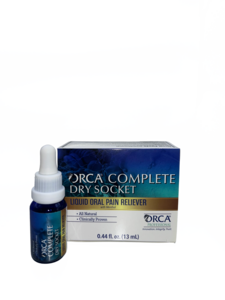 ORCA Complete Dry Socket Solution, All Natural Liquid, 13ml, 1btl/bx 