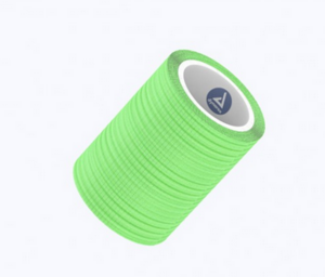 Sensi-Wrap Self-Adherent Bandage Rolls GREEN Color, (Dynatex)