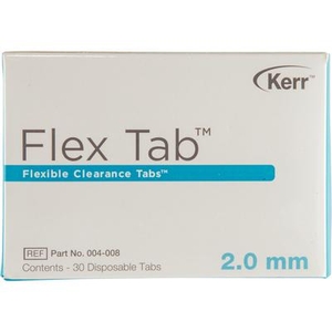 Flex Tab Flexible Clearance Tabs, 30 Tabs/Roll (Kerr)