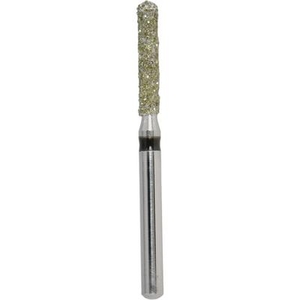 SimpliCut Single Use Diamond Burs Cylinder Rounded Shoulder, 25/Pkg (Kerr Rotary)