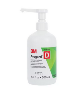 Avagard D Liquid Hand Sanitizer 16.9 oz Pump Bottle Fragrance Free (3M)
