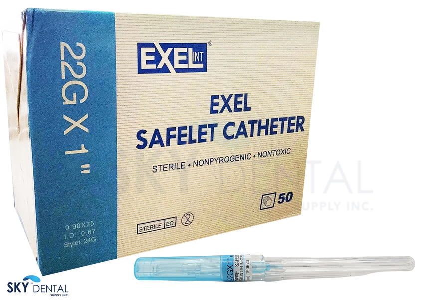 IV Cath Safelet 22gx1