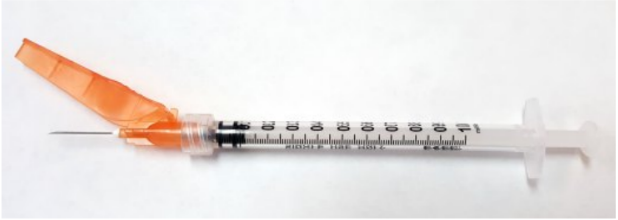 Syringe Luer Lock (LL) W/ Safety Needle 50/pk (Exel)