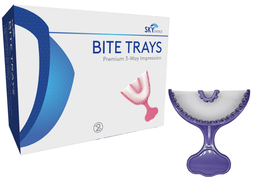 Bite Trays 3-Way Premium Impression Tray (Sky Choice)
