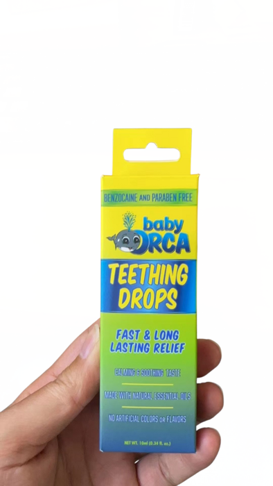 ORCA Baby Teething Drops, 10mL 6 bottles/Box