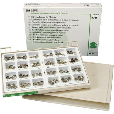 Stainless Steel Permanent Molar Crowns Kit (3M)