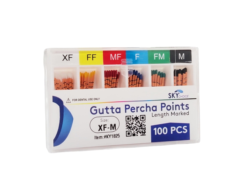 Gutta Percha Accessory Sizes 120/pk (Sky Choice)