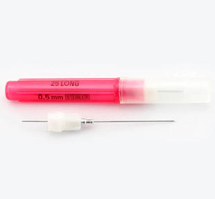 Bulk Loose Needles: Plastic Needles - Bright Pink